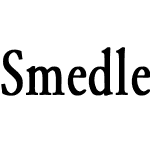 Smedley Condensed Bold