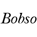 Bobson Italic