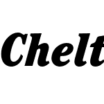 Cheltenham Black Condensed SSi