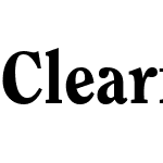 Clearface Black SSi