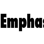 Emphasis Black Condensed SSi