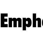 Emphasis Black Condensed SSi