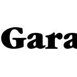 Garamond Extra Black SSi