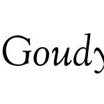 Goudy Retrospective SSi