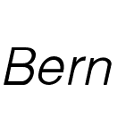 Bern Light Italic