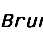 Brunhilde  Italic Bold