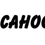 Cahoonn Bold Italic