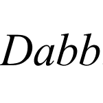 Dabbington Italic