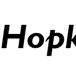 Hopkins-BoldItalic