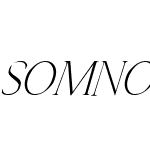 Somnolent Italic