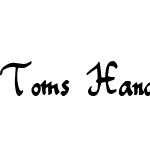 Toms Handwriting