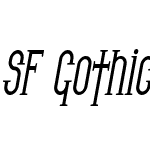 SF Gothican Condensed