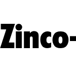 Zinco-BlackCondensed