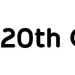 20th Century Font