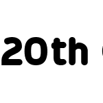 20th Century Font