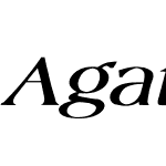 Agate Bold Italic