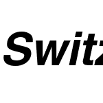 Switzerland Bold Italic