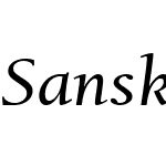 Sanskrit-Berkeley Oldstyle