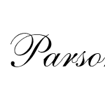 Parsons Italic  Normal