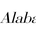 Alabama Italic