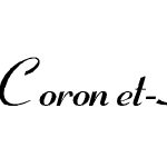 Coronet-SemiBold-Italic