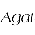 Agate-Normal-Italic