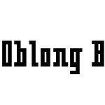 Oblong Bold