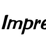 Impressed Italic