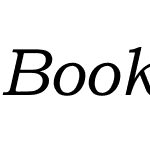Bookman Old Style Italic