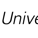 Univers-Light-Italic