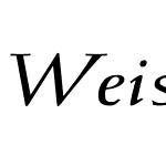 Weiss-Italic Ex