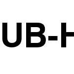 UB-Helvetica