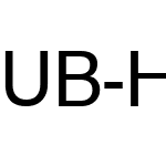 UB-Helvetica