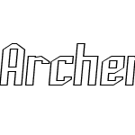 Archery Black Outline