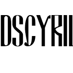 DSCyrillic