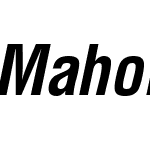 Mahony Condensed