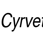 Cyrvetica-Narrow