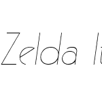 Zelda Italic