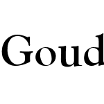 Goudy Retrospective SSi