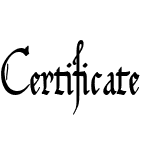 Certificate Becker