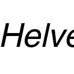 HelveticaWorldW05-Italic