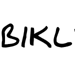 BiklyBoldFont