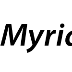 Myriad Pro Light SemiExt