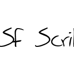SF Scribbled Sans