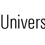 Univers Light Condensed