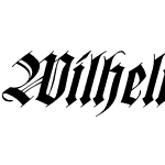 WilhelmKlingsporGotisch Italic