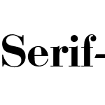 Serif-Bold