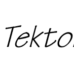 Tekton italic