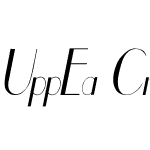 UppEa Cn Italic