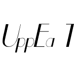 UppEa Th Italic